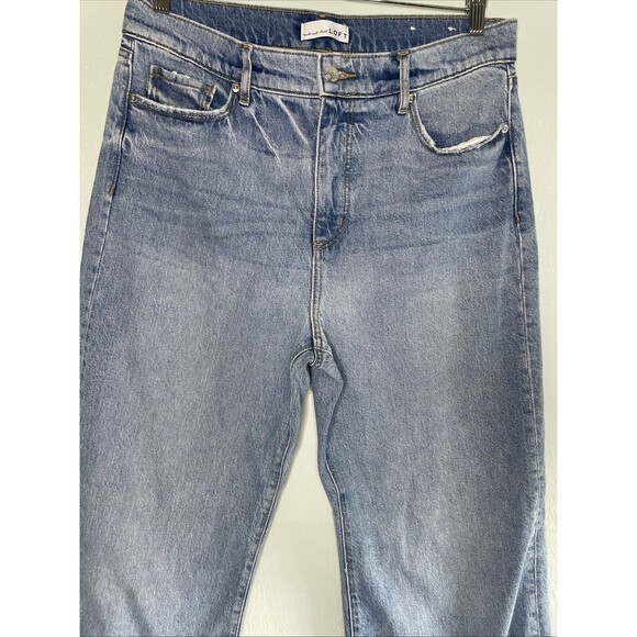 Loft Denim The Wide Leg‎ Blue Jeans High Waist Palazzo 2023 casual Size 30 / 10 - Picture 2 of 8